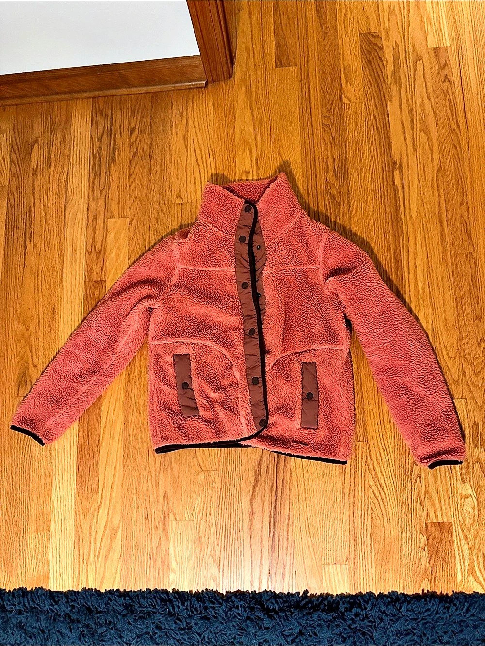 L.L.Bean's Sherpa Fleece Jacket Pink Medium
